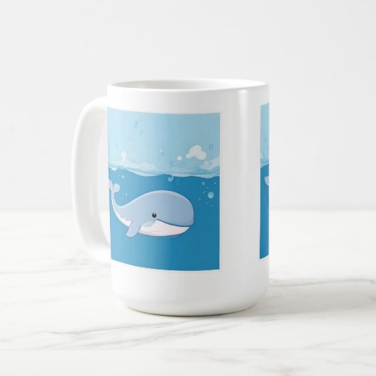 Mug Baleine mignonne (Devant gauche)