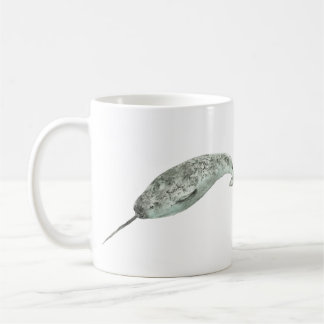 Mug Baleine narval aquarelle