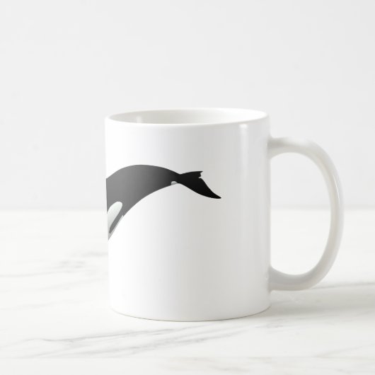 Mug Baleine noire et blanche tueuse à Orca (Droite)