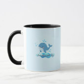 Mug Baleine Océan Mignon (Gauche)