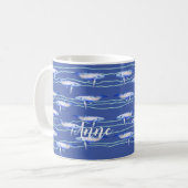 Mug Baleine Orca Motif Vie océanique (Devant gauche)