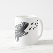 Mug Baleine silhouette (Devant droit)
