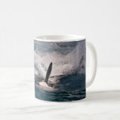 Mug Baleine tueuse nageant vite (Devant droit)