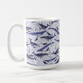 Mug Baleines à bosse et Rorquals communs (Gauche)
