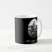 Mug Baleines de San Juan Washington Orca (Devant droit)