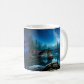 Mug Baleines et faune africaine Coucher de soleil et c (Devant droit)