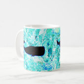 Mug baleines noires sous-marines (Devant gauche)