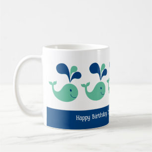 Mug Baleines pondeuses baleines à baleines Anniversair