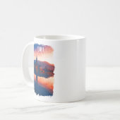 Mug Bali Indonésie Ulun Danu Beratan Aquarelle (Devant gauche)