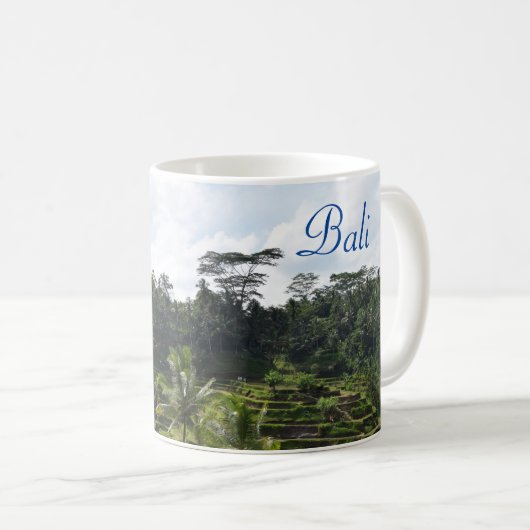 Mug Bali Ubud Terracé Ricefields (Devant droit)