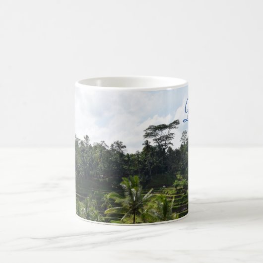 Mug Bali Ubud Terracé Ricefields (Centre)