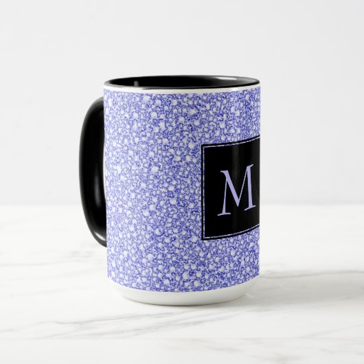 Mug Balises Bleues Croisées Look Parties scintillant P (Devant gauche)