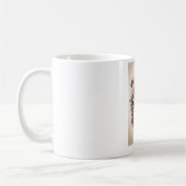 Mug Balises de boussole rose : Conception de tapis de  (Gauche)