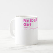 Mug Ball Girl - Netball (Devant gauche)