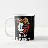 Mug Ball Nanny Funny Volleyball Basketball Nanny (Gauche)
