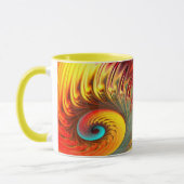 Mug Balle à feu Mandelbrot Fractal Spiral (Gauche)