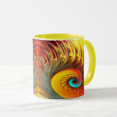 Mug Balle à feu Mandelbrot Fractal Spiral (Devant droit)