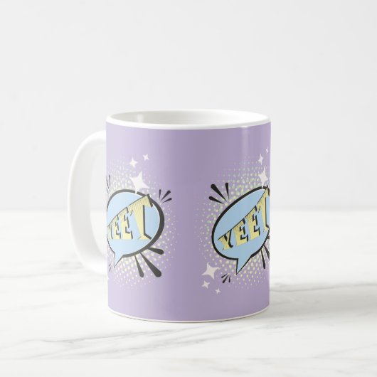Mug Balle BD Bulle De Bande Dessinée Drôle Mème  (Devant gauche)