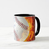 Mug Balle de baseball (Devant droit)