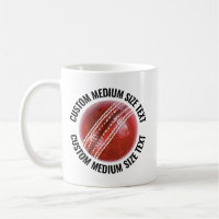 Balle de cricket personnalisée moyenne 11oz. Sur m