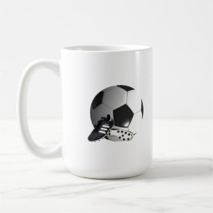 Mug Balle De Football Et Chaussures,