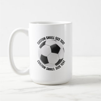 Mug Balle de football personnalisée petite 425g Person