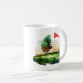 Mug balle de golf (Devant droit)