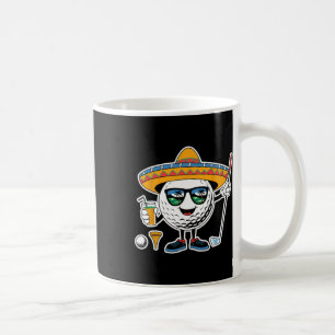 Mug Balle de golf drôle Cinco De Mayo avec sombrero Ma