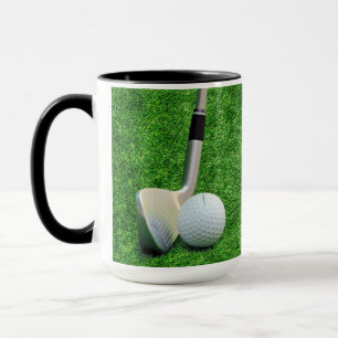 Mug Balle de golf et putter de golf Personalisez