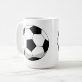 Mug Balle de soccer en dessin (Devant gauche)