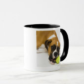 Mug Balle de tennis acérée de chien (Devant droit)