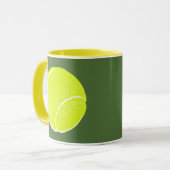 Mug balle de tennis jaune (Devant gauche)