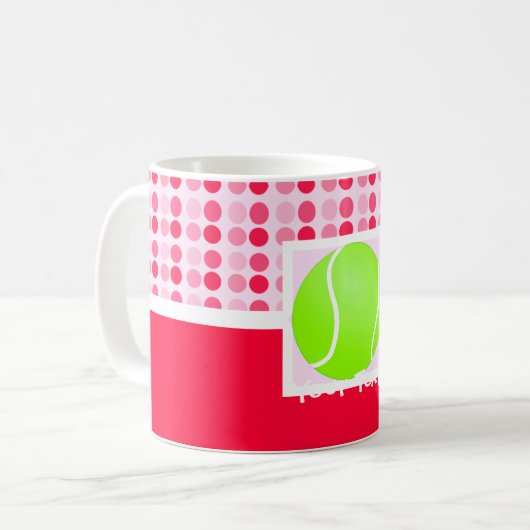 Mug Balle de tennis mignonne (Devant gauche)