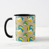 Mug Balle de volley-ball en dessin (Gauche)