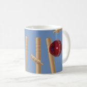 Mug Balle Et Pompes De Cricket, (Devant droit)