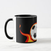 Mug balle_football_flamboyante - 2 (Gauche)