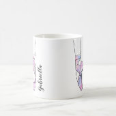 Mug Ballerina Ballet rose personnalisé (Centre)