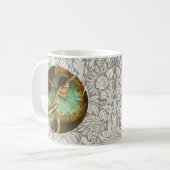 Mug Ballerina Dance Green Dancer Edger Degas Peinture (Devant gauche)