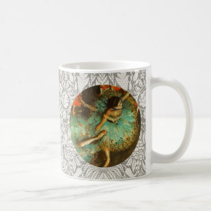 Mug Ballerina Dance Green Dancer Edger Degas Peinture