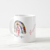 Mug Ballerina Dance Studio Instructeur de ballet Danse (Devant gauche)
