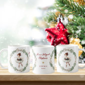 Mug Ballerina de Noël magique mignonne
