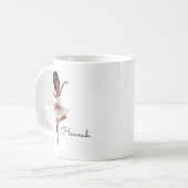Mug Ballerina Girl Custom (Devant gauche)