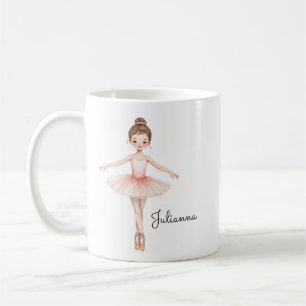 Mug Ballerina Girl Personnalisée