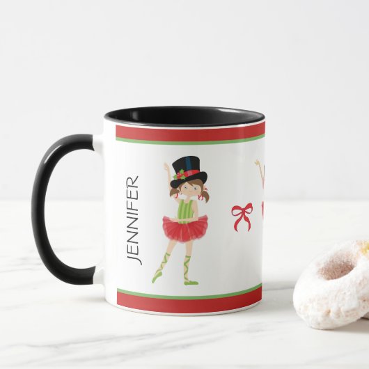 Mug Ballerina Joyeux Noël | Ballet (Avec donut)