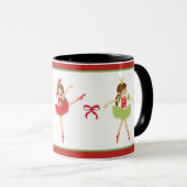 Mug Ballerina Joyeux Noël | Ballet (Devant droit)