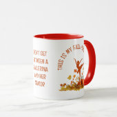 Mug Ballerina My FALL-ERINA BALLET Thanksgiving (Devant droit)
