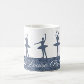 Mug Ballerina Nom personnalisé Ballet (Centre)