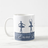 Mug Ballerina Nom personnalisé Ballet (Gauche)