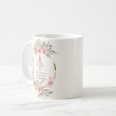 Mug Ballerina Princess Floral Blush fête d'anniversair (Devant gauche)