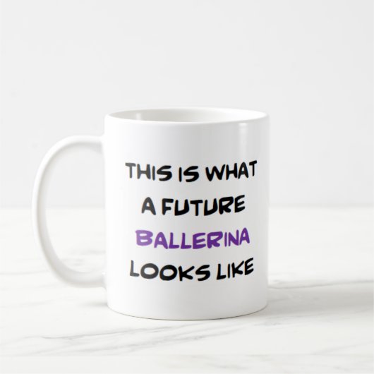 Mug ballerine, avenir (Gauche)